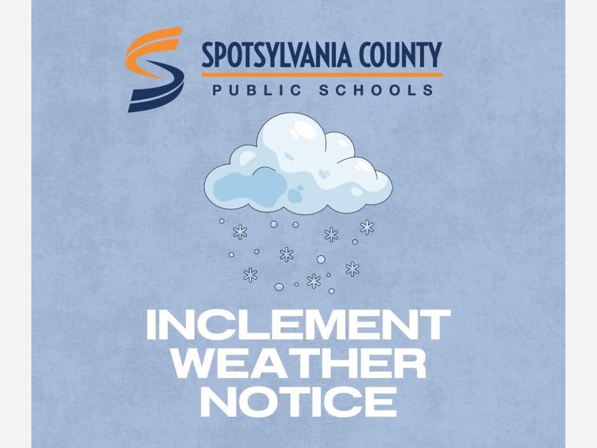 Spotsylvania County Public Schools on a 2 hour Delay 