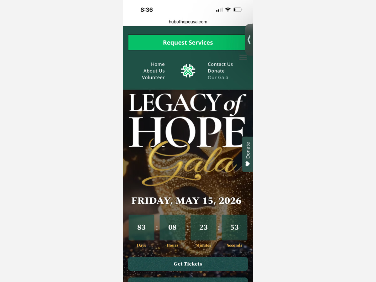 Join Us for Hub of Hope’s Annual Gala to Fight Food Insecurity. 