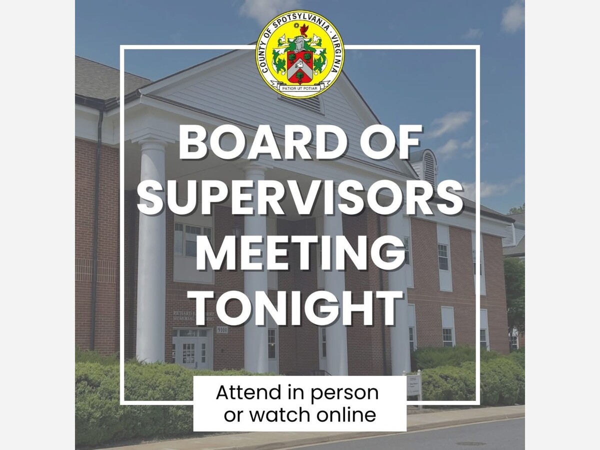 Tonight’s Board of Supervisors Meeting 