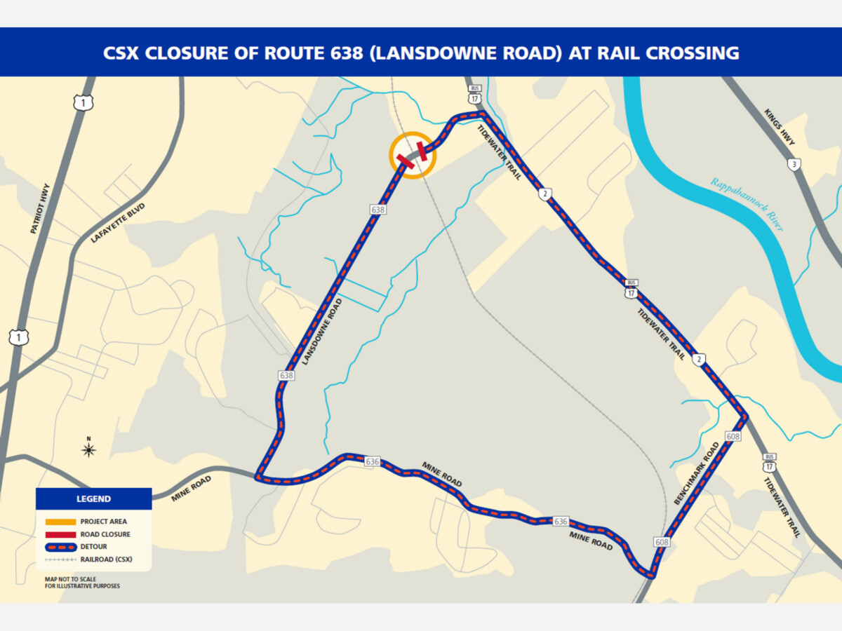 Major Road Closure April 13 to April 16 2026 