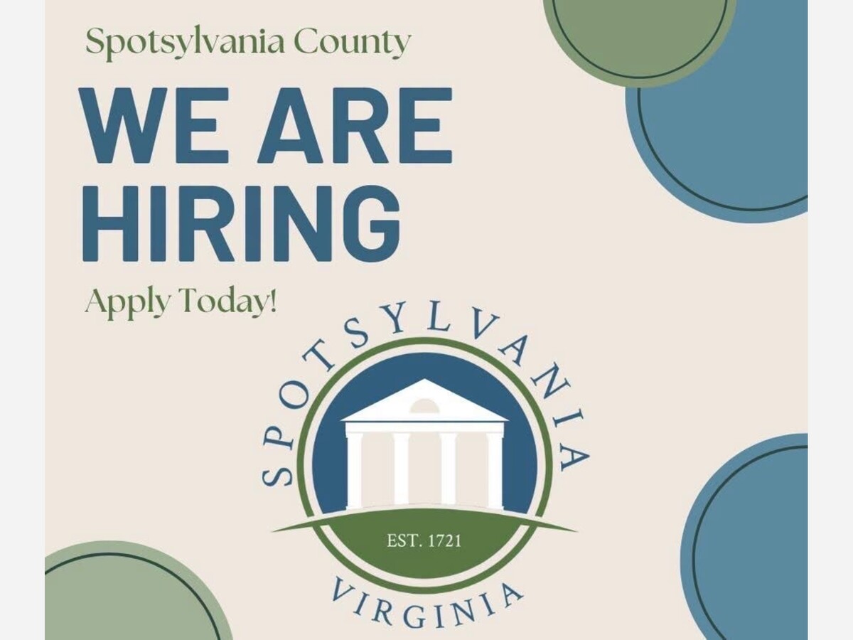 Spotsylvania County is Hiring! 