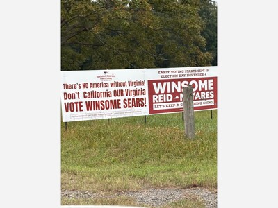 Political Signs around Spotsylvania 