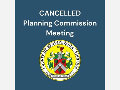 Tonight’s Spotsylvania County Planning Commission Is Canceled 