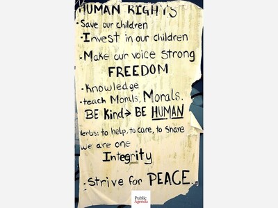 Public Agenda: Reclaiming The Public Soul: Restoring Integrity In Aftermath of Power by Dr Shellie Bowman 