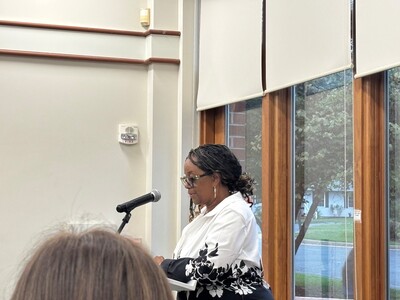 Spotsylvania Board of Supervisors candidates discuss the future of the county at the NAACP Candidates Forum at Snow Library. 