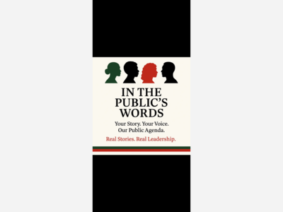 Public Agenda Special Announcement:  Introducing In the Public’s Words