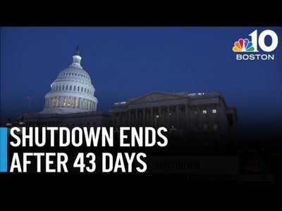 The Federal Government shutdown ends after 43 days! 