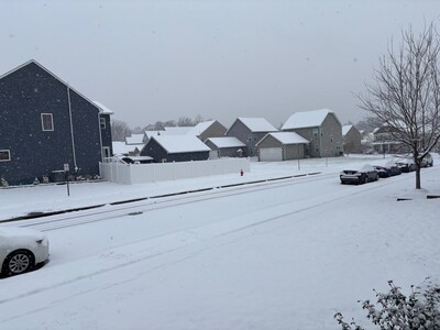 The First Snow here in Spotsylvania 