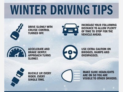 Spotsylvania Sheriff’s Department offers Winter Driving Tips 
