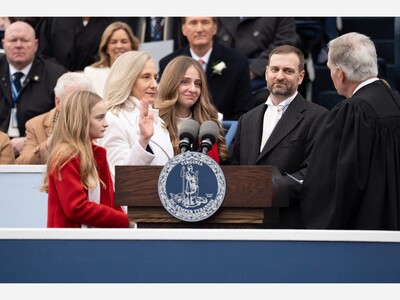 Abigail Spanberger Sworn In As the 75th Governor Of Virginia 