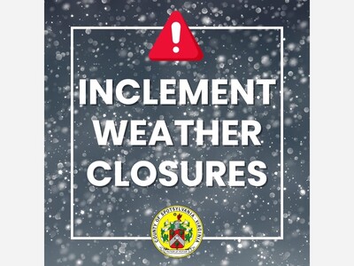 All Spotsylvania County Parks except Lorella Park are closed until Monday February 2 2026 All Community Centers are Open. 