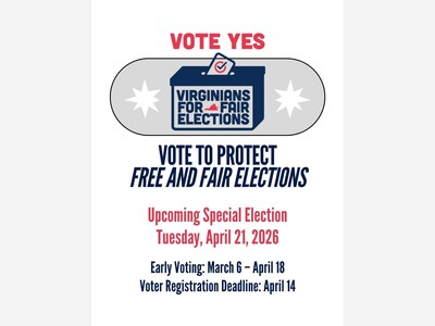 A Referendum about Congressional Redistricting will Take Tuesday April 21 2026 