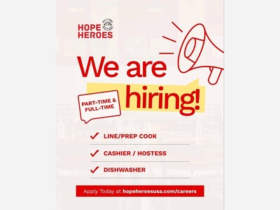 Hope Hero’s Is Hiring 