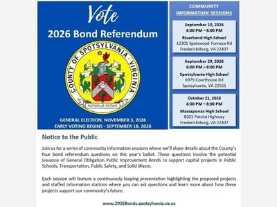 Community Information Sessions About The 2026 Bond Referendum 
