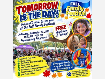 This Week’s Events In And Around Spotsylvania 